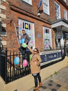 🌸✨ Bringing Easter cheer to Dresden House! 🏡🐣 Our team has been busy decorating this historic gem in Evesham, adding a splash of color and festive vibes. 🎨🎉 As we celebrate the season of easter energy, we're also here to help landlords and tenants with stress-free property management! #GalleryProperties #EasterDecor #PropertyLettings
